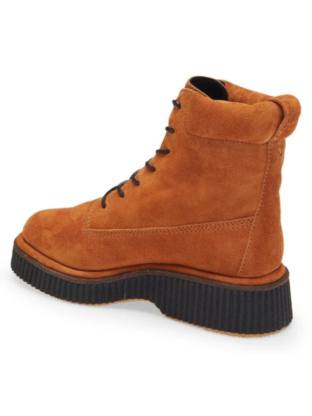 Rag & Bone Sloane Women's Suede Lace Up Ankle Boots Cinnamon Size 38.5 / US 8.5 - Picture 2 of 7